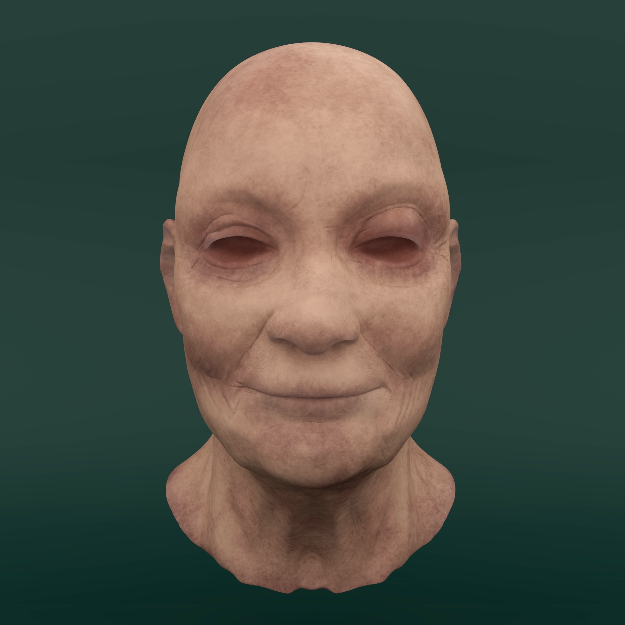 Bust of Maggie Smith render