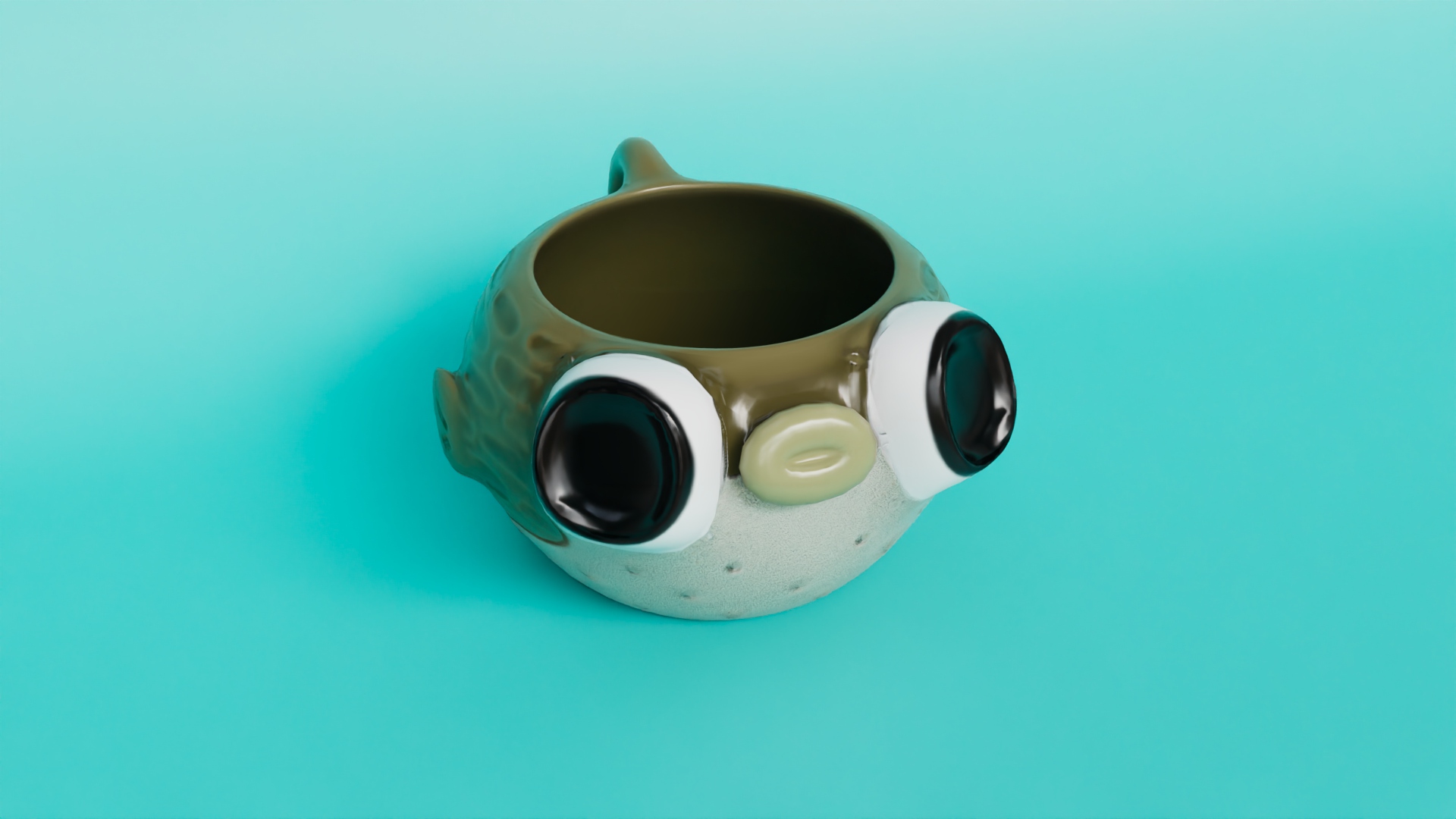 Pufferfish Mug render