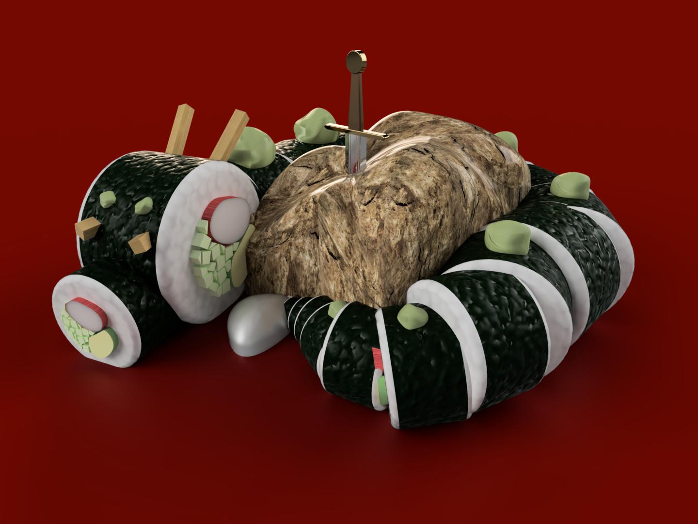 Sushi Guardian render